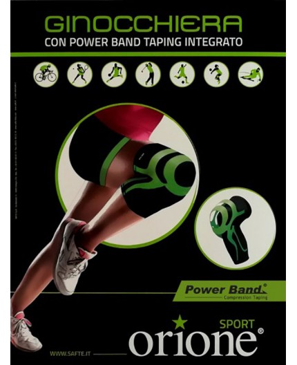 Orione Ginocchiera con Power Band Taping Integrato