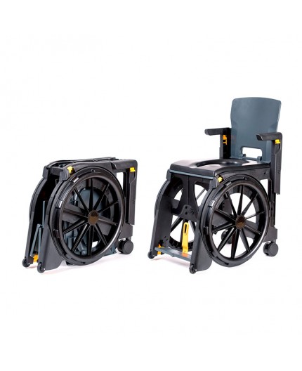 Seatara WheelAble Sedia a Rotelle da Viaggio e Sedia da Doccia Seatara WheelAble Sedia a Rotelle da Viaggio e Sedia da Doccia